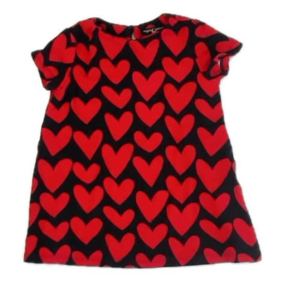 Original Marines Girls Navy | Red Hearts Dress size: 3-4T
